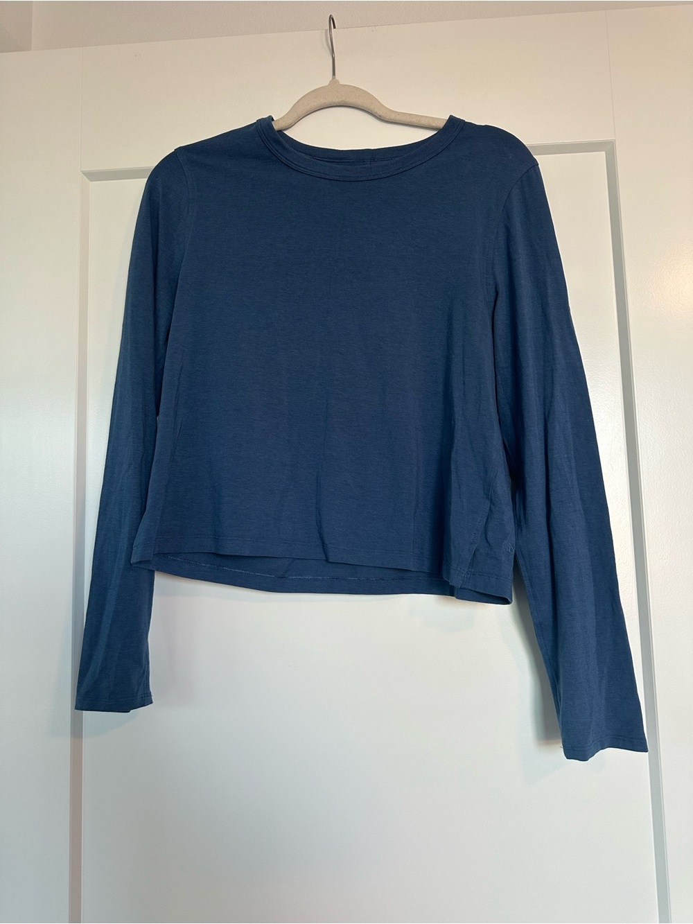 lululemon athletica Long-Sleeve Crew Tee in Deep Blue